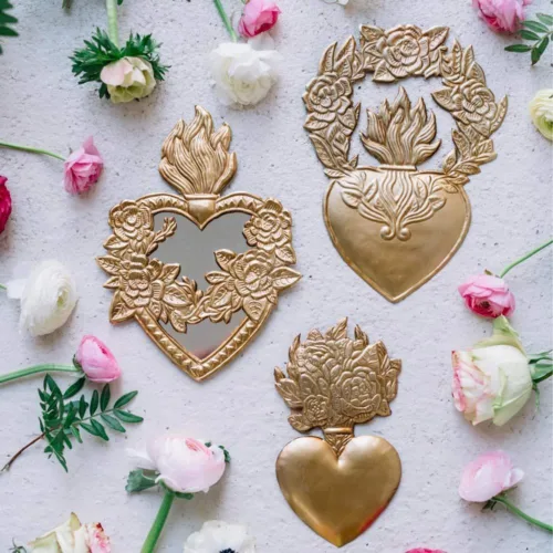 Cosi Store • Ex-Voto Coeur Bouquet Or Boncoeurs (Boncoeurs)