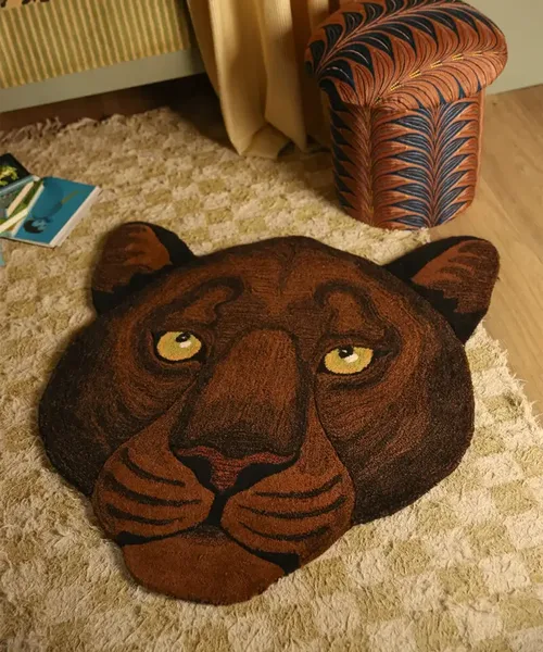 Cosi Store • Tapis Nio Tête de Panthère Doing Goods (Doing Goods)