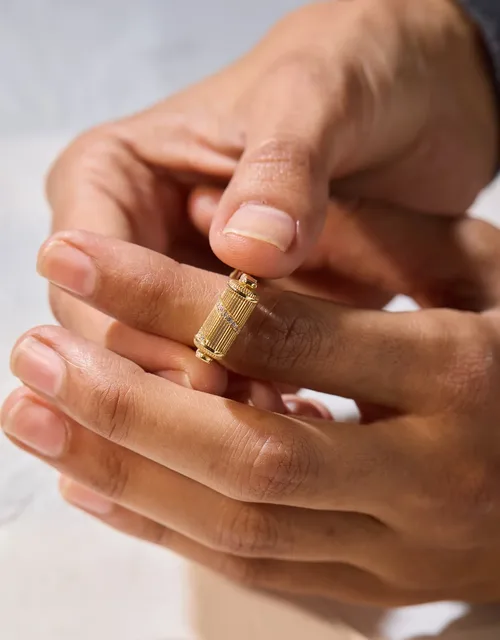 Cosi Store • Bague Tabiz Spirale Topaze blanc Dorothée Sausset (Dorothée Sausset)