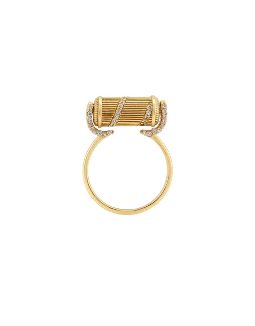 Cosi Store • Bague Tabiz Spirale Topaze blanc Dorothée Sausset (Dorothée Sausset)