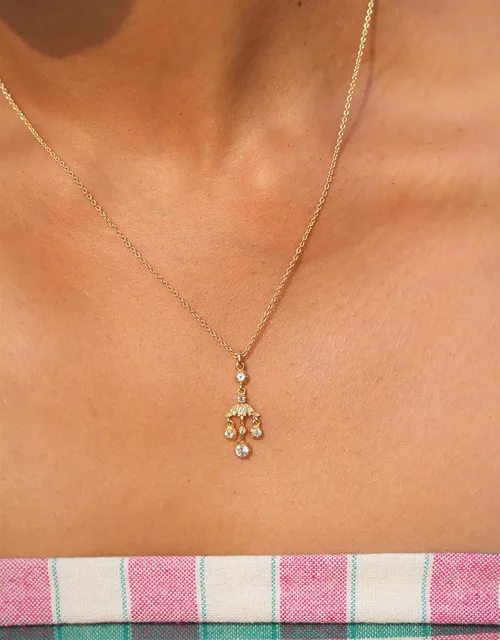 Cosi Store • Collier Baby Emma Topaze Blanche Dorothée Sausset (Dorothée Sausset)