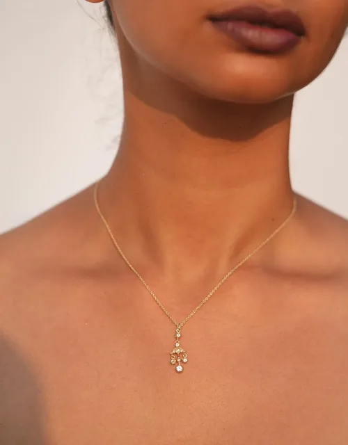 Cosi Store • Collier Baby Emma Topaze Blanche Dorothée Sausset (Dorothée Sausset)