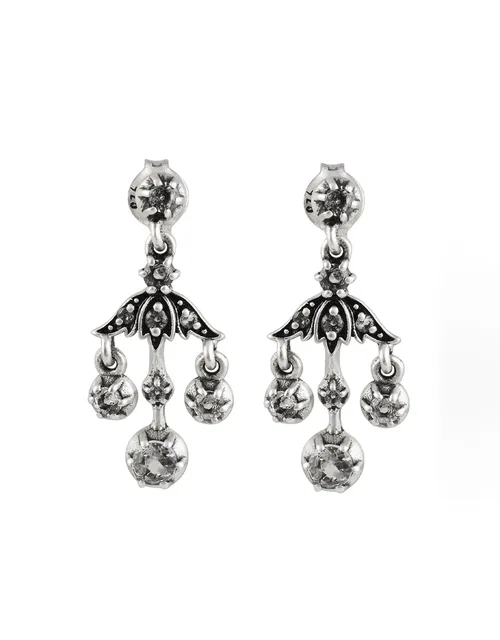 Cosi Store • Boucles d'Oreilles Emma Argent Oxydé Dorothée Sausset (Dorothée Sausset)