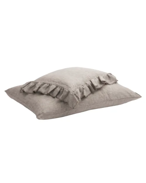 Cosi Store • Coussin Lin Lavé Shaker Écorce 30x40cm Maison de Vacances (Maison de Vacances)