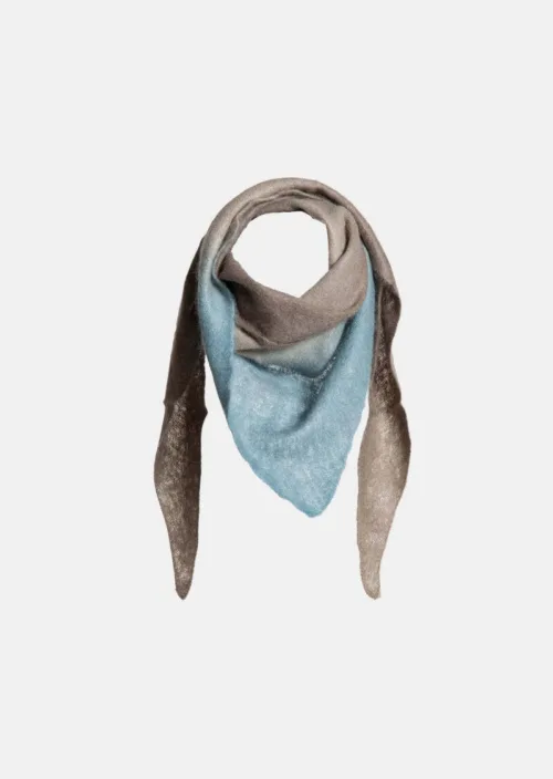 Cosi Store • Bandana Open Knitted Dégradé Shadow Macadam & Code Mirror in the Sky (Mirror in the Sky)