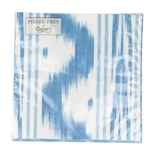 Cosi Store • Serviettes GM Toile de Nantes Blue Paper Caspari (Caspari)