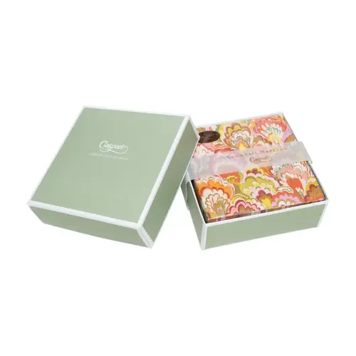 Cosi Store • Coffret Serviettes à cocktail Chartreuse Caspari (Caspari)