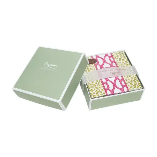 Cosi Store • Coffret Serviettes à cocktail Fuchsia Caspari (Caspari)