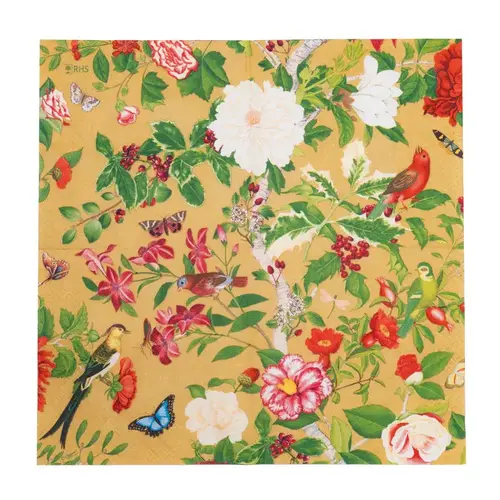 Cosi Store • Serviettes GM Christmas Chinoiserie Gold Caspari (Caspari)