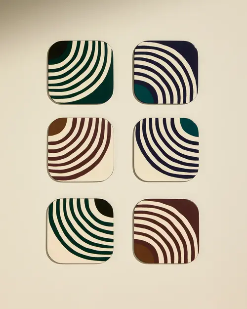 Cosi Store • S/6 Dessous de Verre Mirage Sarah Lavoine (Sarah Lavoine)