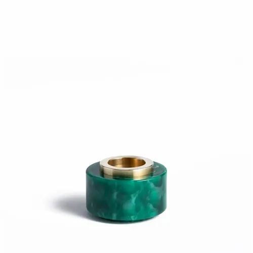 Cosi Store • Bougeoir Dandy Résine Malachite Maison Pechavy (Maison Pechavy)