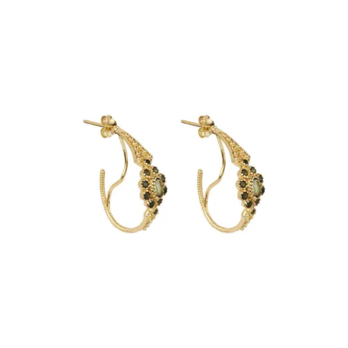 Cosi Store • Boucles d'Oreilles Anne Tourmaline verte (Dorothée Sausset)