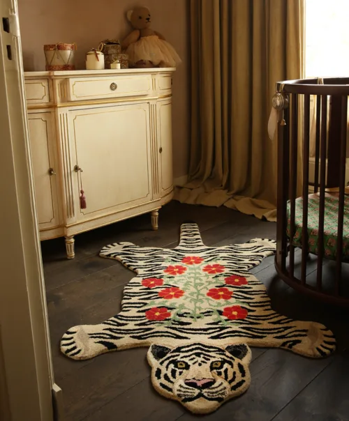 Cosi Store • Tapis Floral White Tiger Large Doing Goods (Doing Goods)