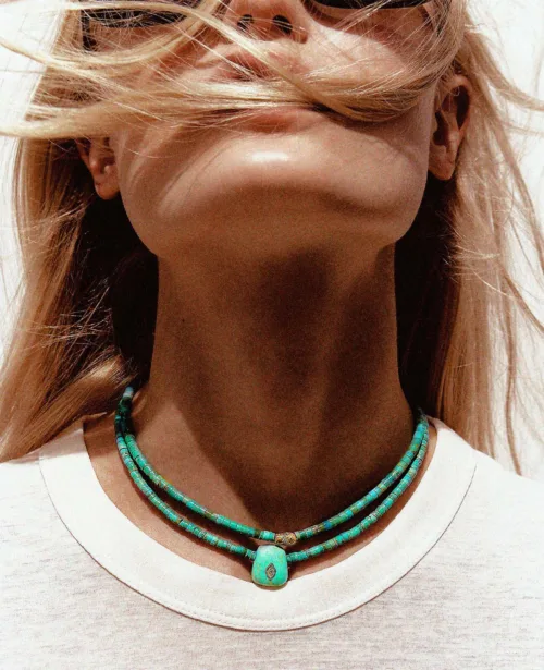 Cosi Store • Collier Taylor N°1 Turquoise Pascale Monvoisin (Pascale Monvoisin)