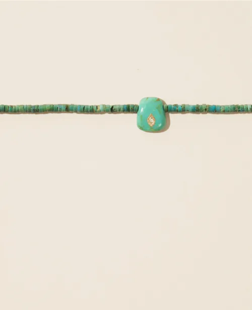 Cosi Store • Collier Taylor N°2 Turquoise Pascale Monvoisin (Pascale Monvoisin)