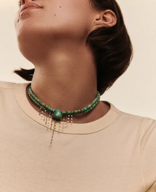 Cosi Store • Collier Taylor N°3 Turquoise Pascale Monvoisin (Pascale Monvoisin)