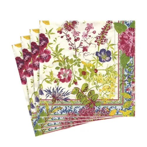 Cosi Store • Serviettes Millefleurs GM Caspari (Caspari)