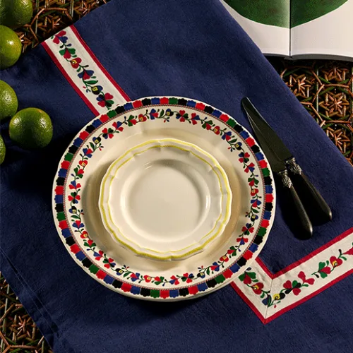 Cosi Store • Assiettes Plates Extra Chance Folle Gien (Gien)