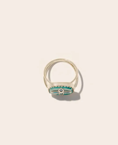 Cosi Store • Bague Bowie n°2 Turquoise & Opale Pascale Monvoisin (Pascale Monvoisin)