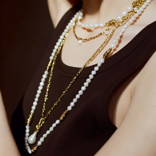 Cosi Store • Collier Pampilles Perles Riviera Goossens (Goossens)