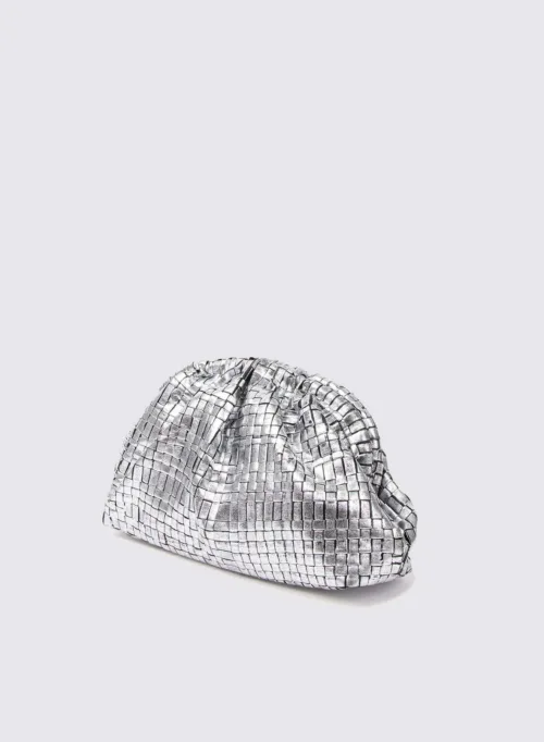 Cosi Store • Pochette Laminée Silver GM Maria la Rosa (Maria La Rosa)