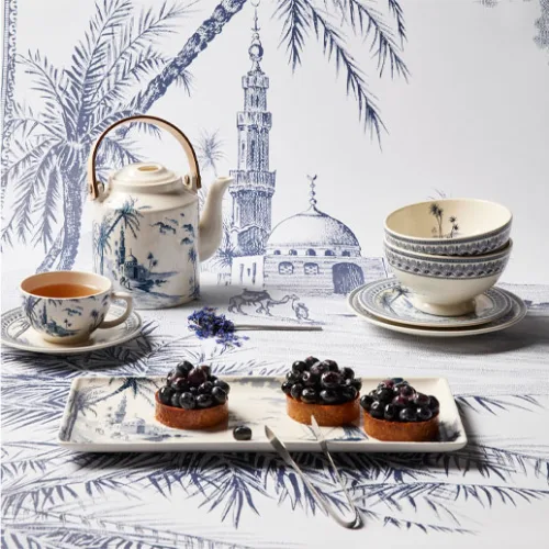 Cosi Store • Plat à Cake Les Depareillees Bleu Gien (Gien)