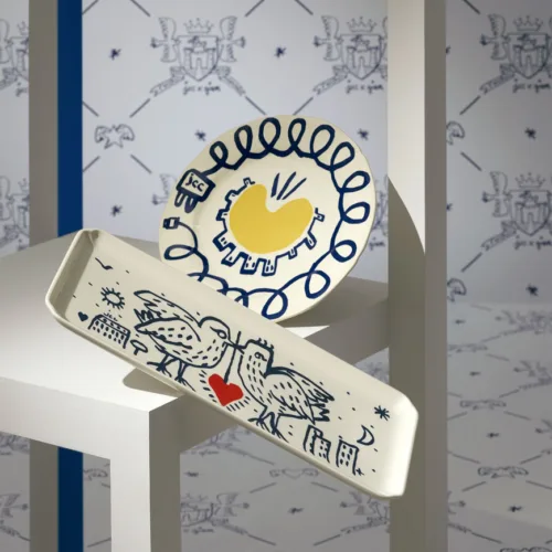 Cosi Store • Plat Cake L'Archipel Sentimental Jean-Charles de Castelbajac Gien (Gien)
