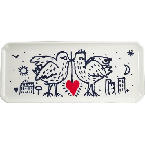 Cosi Store • Plat Cake L'Archipel Sentimental Jean-Charles de Castelbajac Gien (Gien)