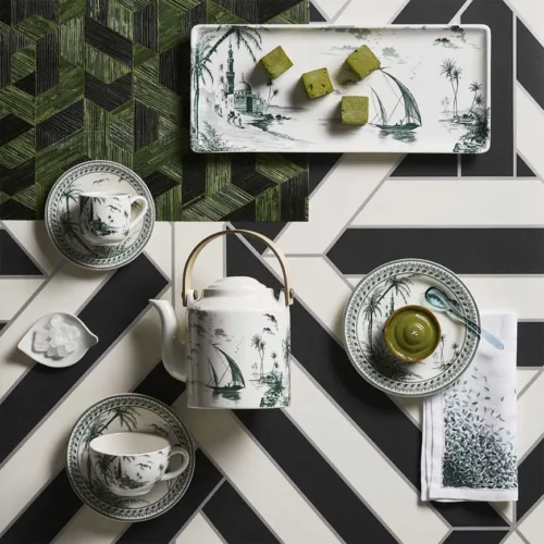 Cosi Store • Théière Japonaise Les Dépareillés Vert Gien (Gien)