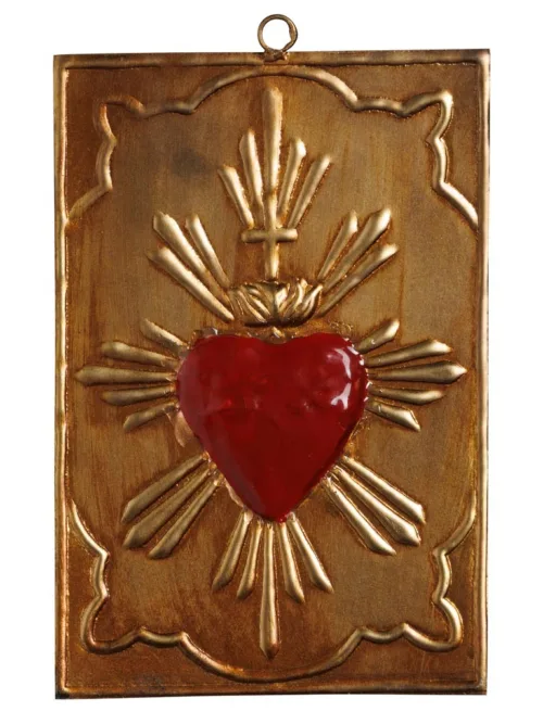 Cosi Store • Ex-voto plaque Coeur Rouge Chehoma (Sélection Cosi)