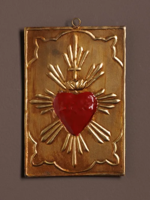 Cosi Store • Ex-voto plaque Coeur Rouge Chehoma (Sélection Cosi)