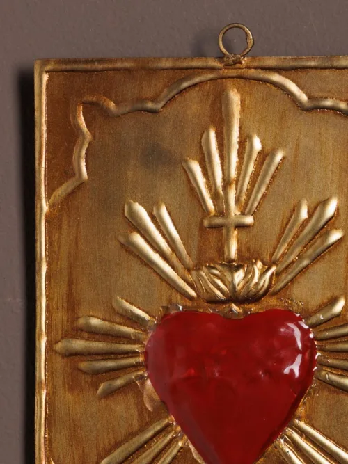 Cosi Store • Ex-voto plaque Coeur Rouge Chehoma (Sélection Cosi)
