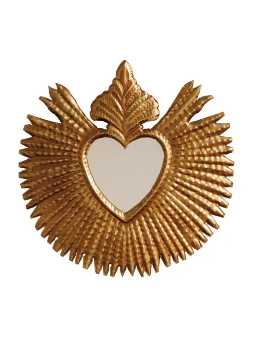 Cosi Store • Gd miroir coeur ex voto halo Chehoma (Sélection Cosi)