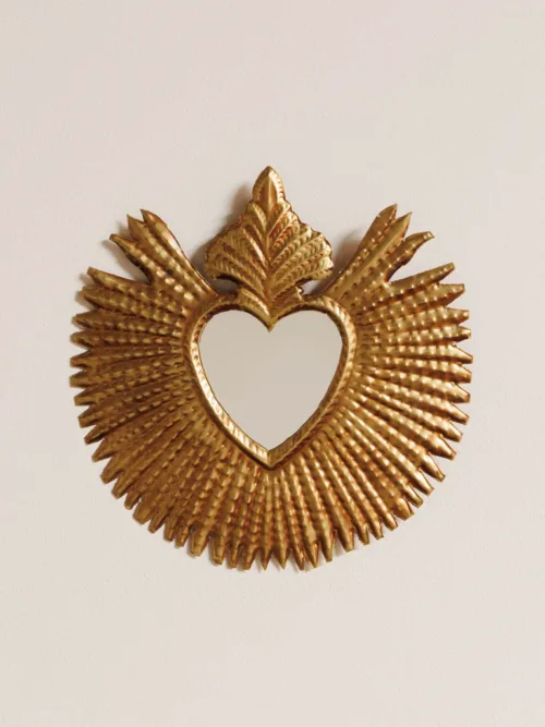 Cosi Store • Gd miroir coeur ex voto halo Chehoma (Sélection Cosi)