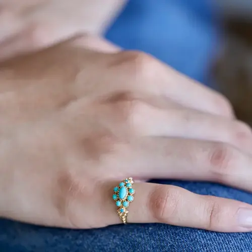 Cosi Store • Bague Anne Turquoise (Dorothée Sausset)