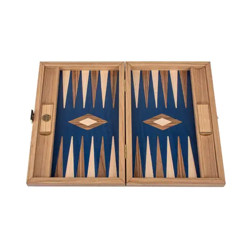 Cosi Store • Backgammon PM Bleu Noyer Manopoulos (Sélection Cosi)