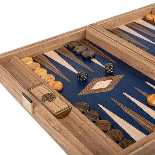Cosi Store • Backgammon PM Bleu Noyer Manopoulos (Sélection Cosi)