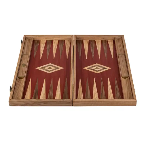 Cosi Store • Backgammon PM Rouge Noyer Manopoulos (Sélection Cosi)