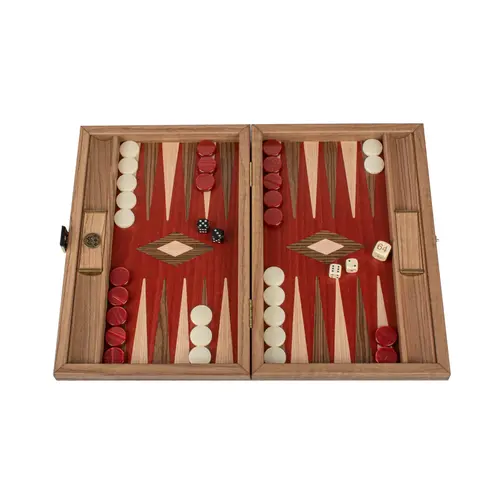 Cosi Store • Backgammon PM Rouge Noyer Manopoulos (Sélection Cosi)