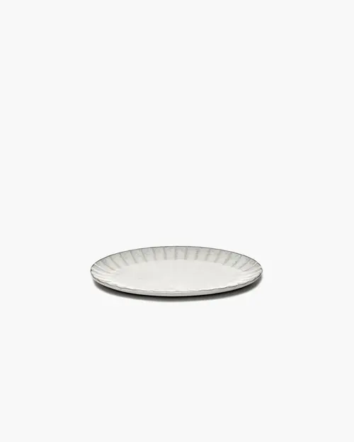 Cosi Store • Assiette Ovale L Inku blanc Serax (Serax)