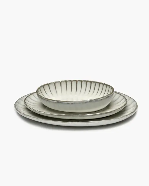 Cosi Store • Assiette Ovale L Inku blanc Serax (Serax)
