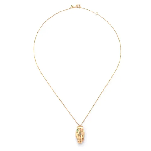 Cosi Store • Collier Mudra Mahakranta Grenat Emeraude Dorothée Sausset (Dorothée Sausset)
