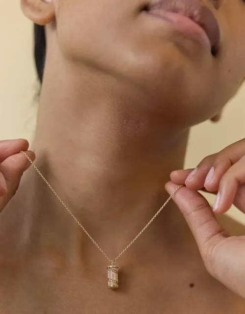 Cosi Store • Collier Tabiz Spirale Saphir Blanc Dorothée Sausset (Dorothée Sausset)
