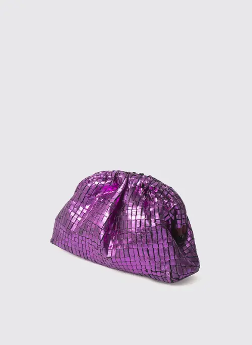 Cosi Store • Pochette Laminée Fuchsia GM Maria la Rosa (Maria La Rosa)