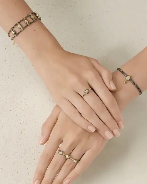 Cosi Store • Bracelet N°931 Ruthenium Marie Laure Chamorel (Marie Laure Chamorel)