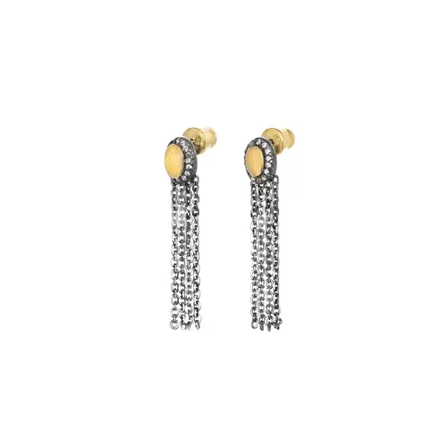 Cosi Store • Boucles d'Oreilles N°936 Ruthenium Marie Laure Chamorel (Marie Laure Chamorel)