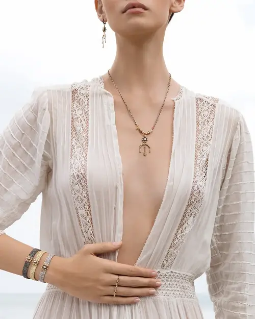 Cosi Store • Collier N°971 Gold Silver Marie Laure Chamorel (Marie Laure Chamorel)