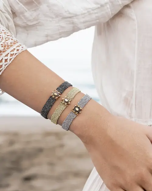 Cosi Store • Bracelet N°975 Rhodium Marie Laure Chamorel (Marie Laure Chamorel)