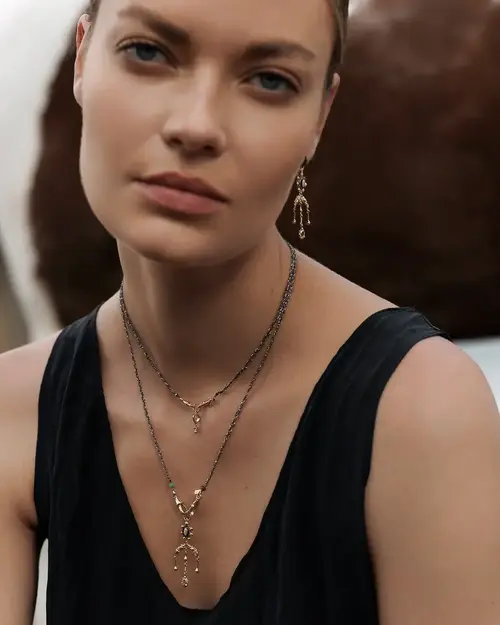 Cosi Store • Collier N°989 Ruthenium Marie Laure Chamorel (Marie Laure Chamorel)